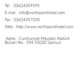 North Point Hotel iletiim bilgileri